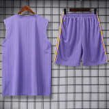 25-26 Man Utd Purple Tank top and shorts suit