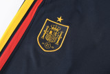 26-27 Spain Red Half Pull Tracksuit (半拉链)