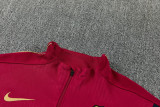 26-27 BAR Red Half Pull Tracksuit (半拉链)