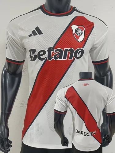 26-27 River Plate Home Player Verion Soccer Jersey