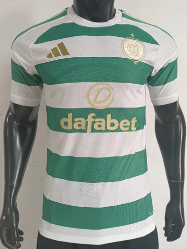 26-27 Celtic Home Player Version Soccer Jersey