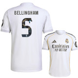 25-26 RMA Home Bellingham #5 Print Dragon Number Fans Soccer Jersey