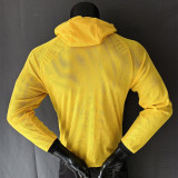 2026 World Cup Brazil Yellow Walkout Jacket (Hooded) #单上衣