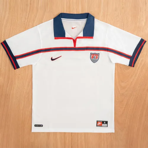 1998 USA Home Retro Soccer Jersey