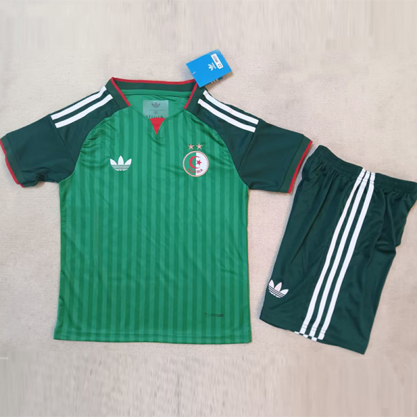 26-27 Algeria Away Kids Soccer Jersey (带星)