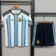 26-27 Argentina Home Kids Soccer Jersey
