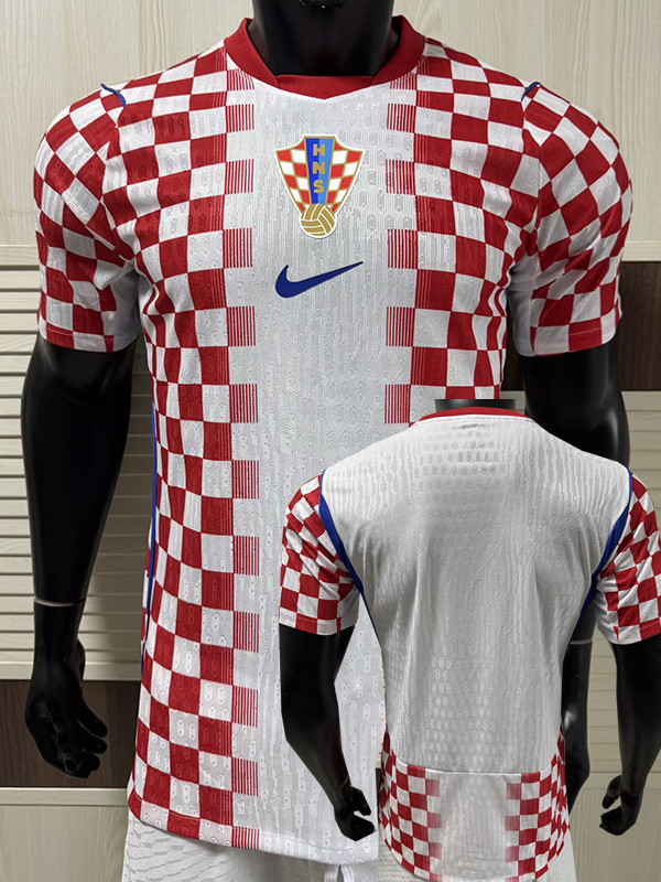 26-27 Croatia Home Player Version Soccer Jersey