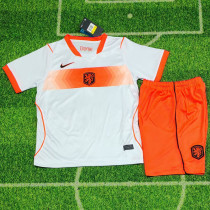 26-27 Netherlands Away Kids Soccer Jersey
