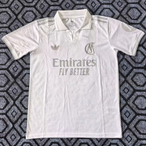 26-27 RMA White 125th Anniversary  Fans Soccer Jersey (有领)