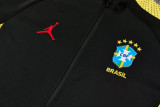 26-27 Brazil Black Jacket Tracksuit