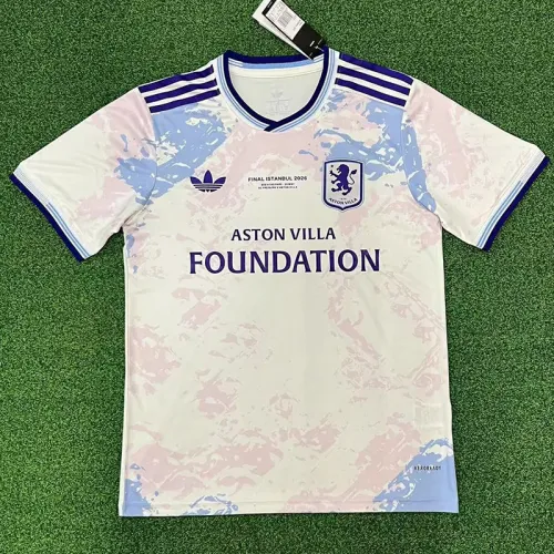25-26 Aston Villa Third UEL Finals Edition Fans Soccer Jersey