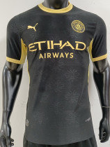 26-27 Man City Black Player Version Soccer Jersey