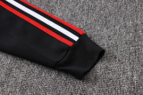 26-27 Man Utd Black Jacket Tracksuit #A26045