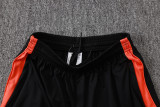 26-27 Netherlands Black Half Pull Tracksuit #B26043(半拉链)