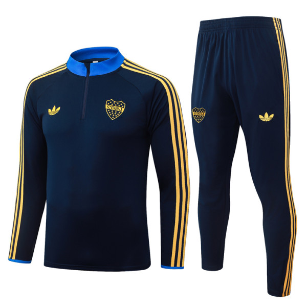 26-27 Boca Juniors Royal blue Half Pull Tracksuit #B26046(半拉链)