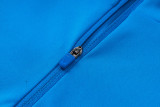 26-27 Brazil Lake blue Half Pull Tracksuit #B26041(半拉链)
