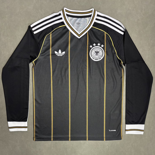 26-27 Germany Black Gold Long Sleeve Soccer Jersey (长袖)