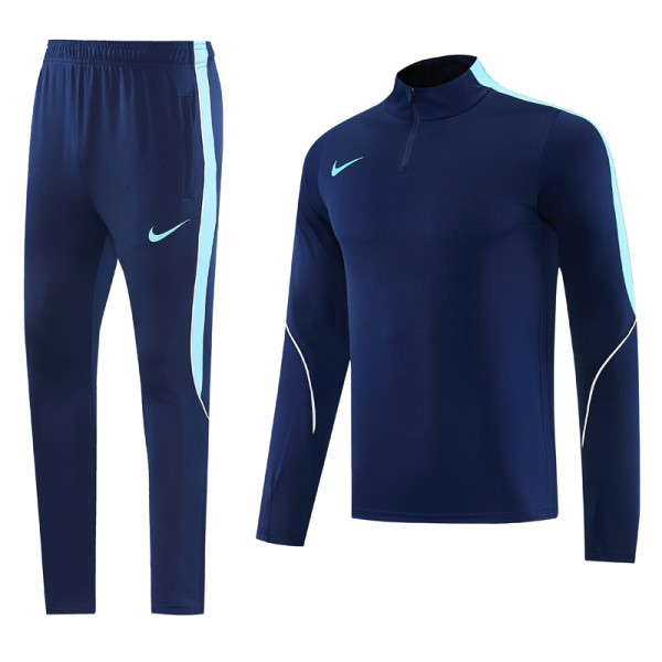 2026 NK Royal blue Half Pull Tracksuit #NB10(半拉链)