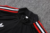 26-27 Man Utd Black Half Pull Tracksuit #B26048(半拉链)