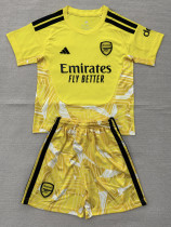 26-27 ARS Yellow Goalkeeper Kids Soccer Jersey
