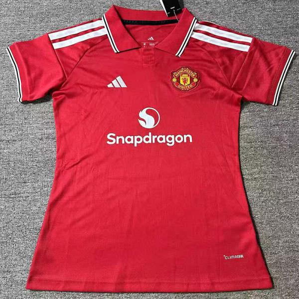26-27 Man Utd Home Women Soccer Jersey (女)