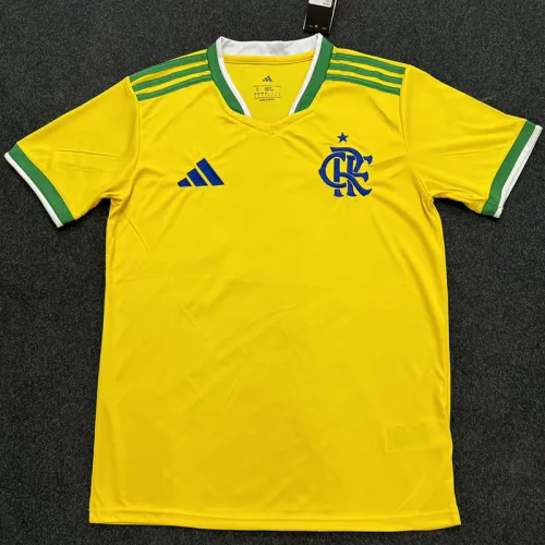 26-27 Flamengo Yellow Special Edition Fans Soccer Jersey