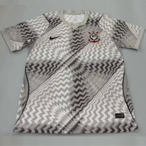 26-27 Corinthians Grey Goalkeeper Soccer Jersey