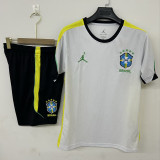 26-27 Brazil Jordan White Training Short Suit