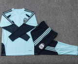 26-27 Argentina Light blue Half Pull Tracksuit #B26005(半拉链)