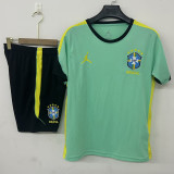 26-27 Brazil Jordan Light green Training Short Suit