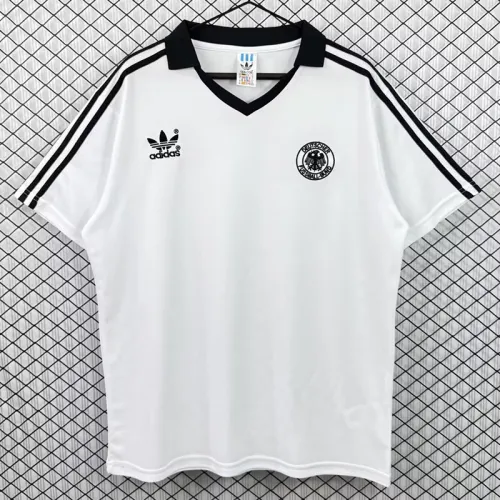 1982 Germany Home Retro Soccer Jersey