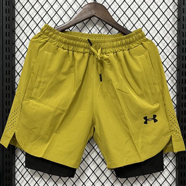 D630 UA Yellow Casual Short Pants