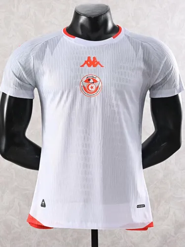 26-27 Tunisia Away Player Version Soccer Jersey