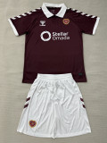 26-27 Hearts Home Kids Soccer Jersey