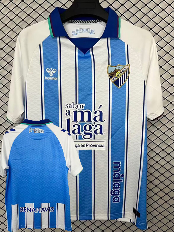 26-27 Malaga Home Fans Soccer Jersey