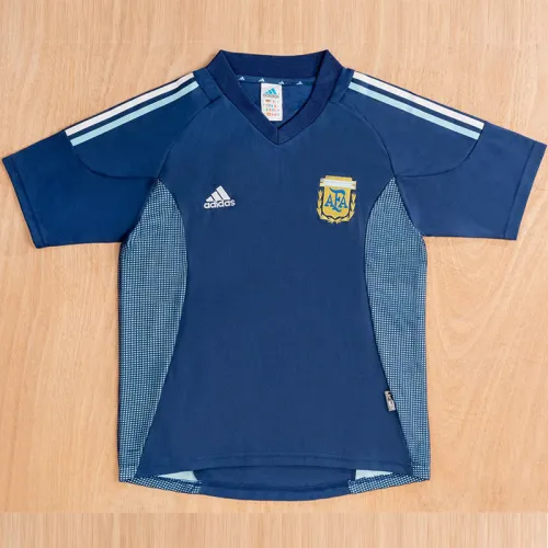 2002 Argentina Away Retro Soccer Jersey