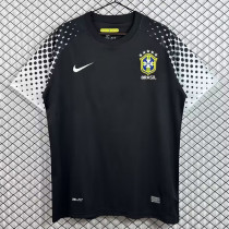2010 Brazil Black GoalKeeper Retro Soccer Jersey