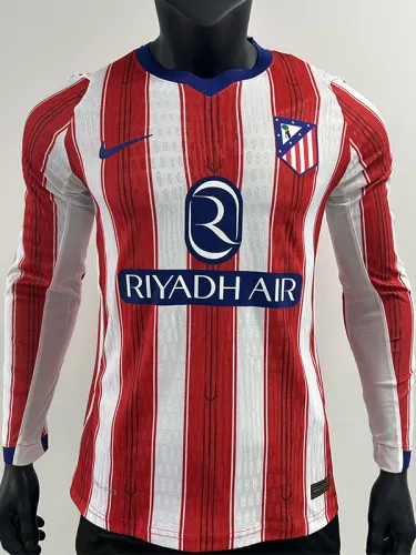26-27 ATM Home Long Sleeve Player Version Soccer Jersey