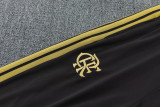 26-27 Flamengo Brown Half Pull Tracksuit (半拉链)
