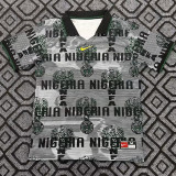 26-27 Nigeria Grey Black Training Shirts