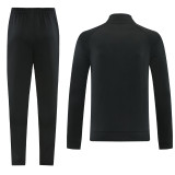 26-27 Man Utd Black Jacket Tracksuit #05