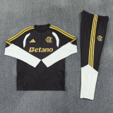 26-27 Flamengo Brown Half Pull Tracksuit (半拉链)