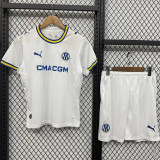26-27 Marseille Home Kids Soccer Jersey