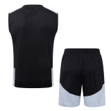 26-27 Spain Black Tank top and shorts suit #D26057