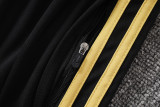 26-27 JUV Black Half Pull Tracksuit (半拉链)