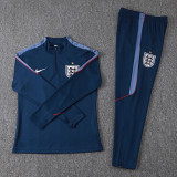 26-27 England Royal blue Half Pull Tracksuit (半拉链)