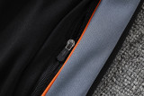 26-27 Netherlands Black Half Pull Tracksuit (半拉链)