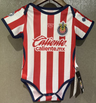 26-27 Chivas Guadalajara Home Baby Infant Crawl Suit