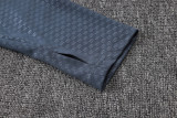 26-27 JUV Black Half Pull Tracksuit (半拉链)