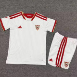 26-27 Sevilla Home Kids Soccer Jersey